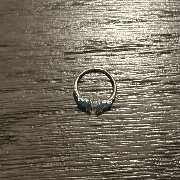 Aquamarine Ice Crystal Ring - Picture 4 of 4